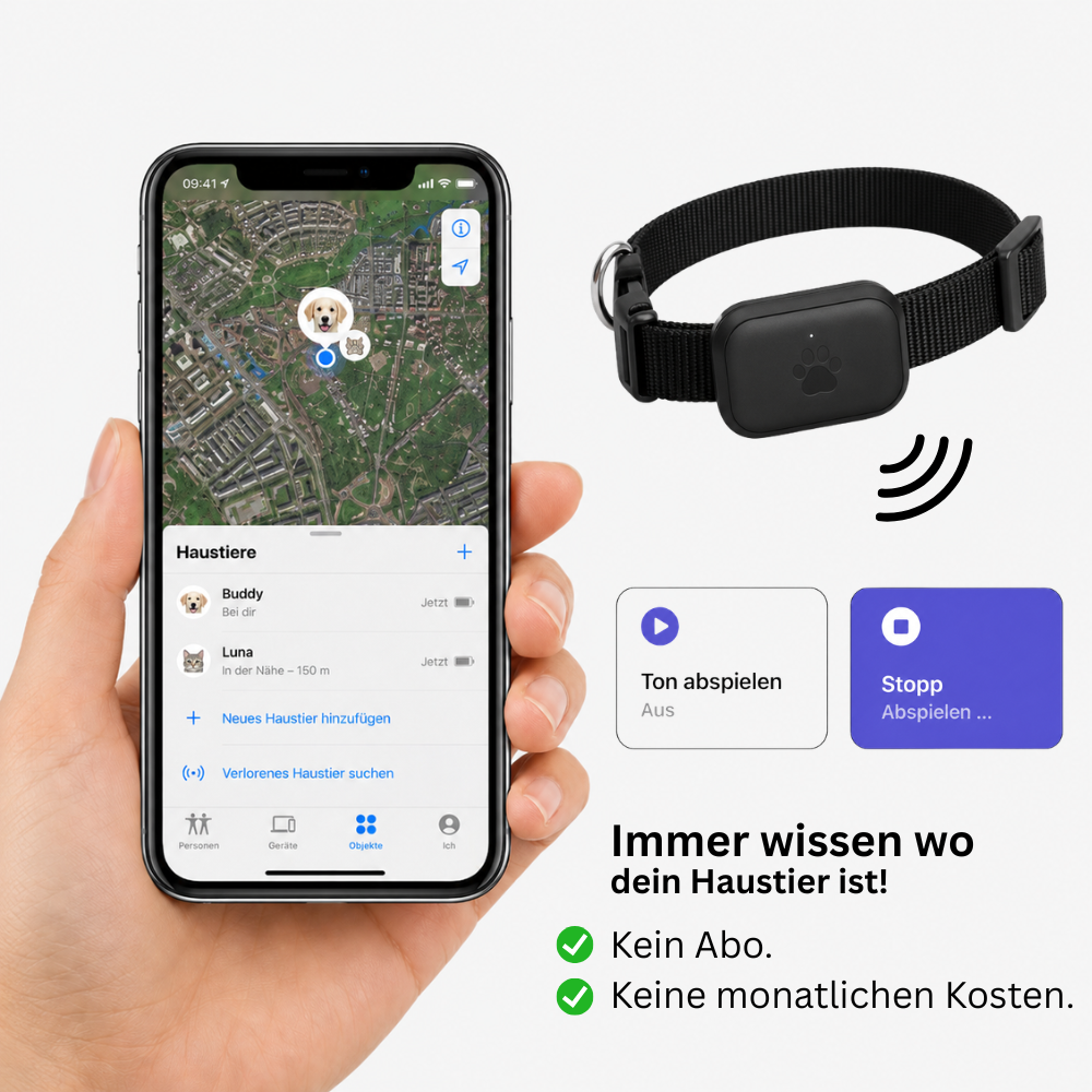 EasyTrack | Apple GPS Haustier Tracker