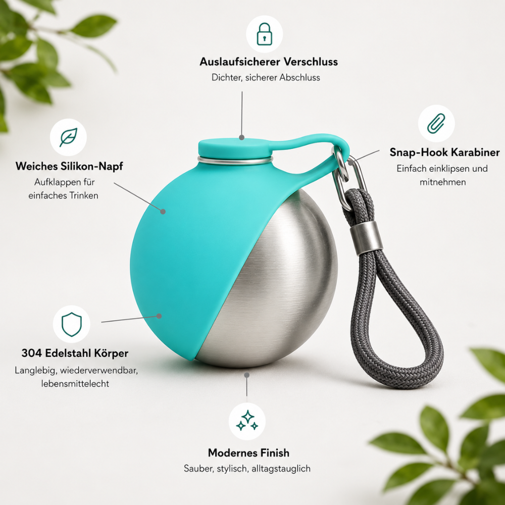 WaterBuddy | Die tragbare Hundetrinkflasche